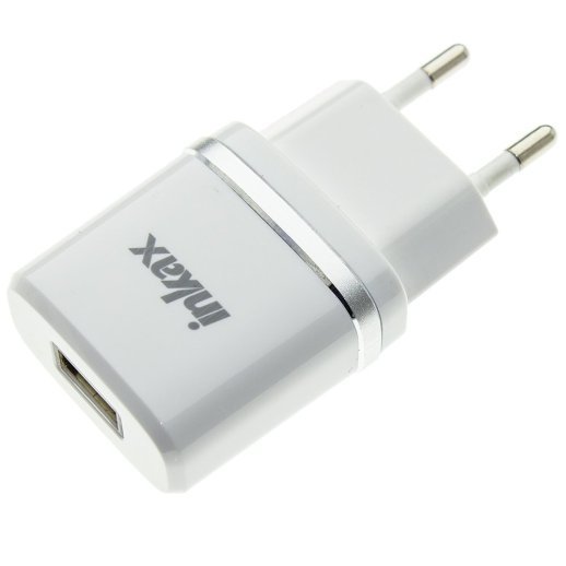 Мережевий зарядний пристрій INKAX CD-44 1.0A | 1 USB