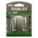 Акумулятор AAA RABLEX 1100 HR03 1100mAh RECHARGEABLE БЛИСТЕР 2 ШТ.