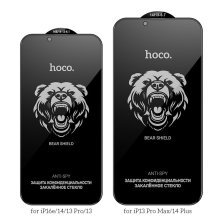 Скло для телефону HOCO A777 Plus Bear Shield anti-spy APPLE iPhone 16E / 14 / 13 / 13 PRO 6.1"