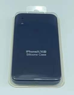 Чохол Silicone Case Copy Apple iPhone X / Xs Square Navy blue 17