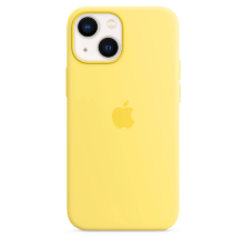 Silicone Case Original With MagSafe and Splash Screen Apple iPhone 13 Pro Lemon Zest