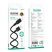 USB кабель BOROFONE BX113 USB - Lightning SILICONE 2.4A 3 метри, чорний