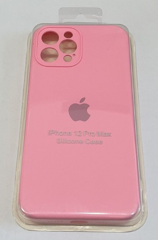 Чохол Silicone Case Copy Apple iPhone 12 Pro Max Square Light Pink, 07