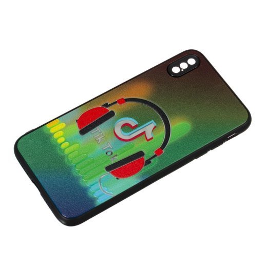 Чохол Fashion Mix для Apple iPhone Xs Max Neon TikTok