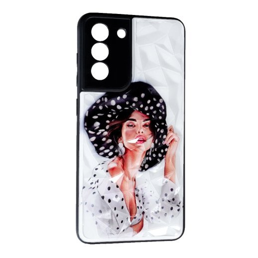 Чохол Prisma Ladies New для Samsung S21 FE Girl in a hat