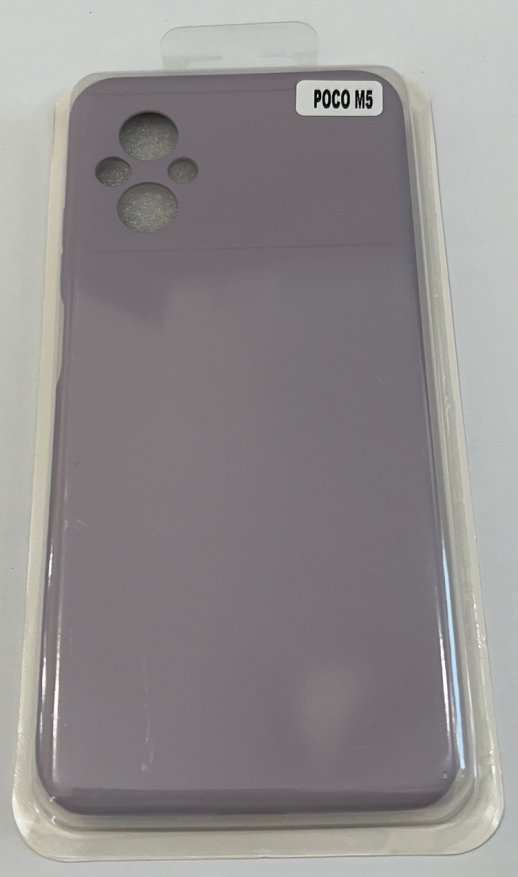 Чохол Silicone Case for POCO M5 No Logo White