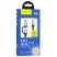 USB-C кабель HOCO X50 2в1 Type-C - Type-C + Lightning, 1 MЕТР, сірий