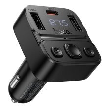Автомобільний Bluetooth FM-трансмітер HOCO E87 Delta 35W (1A1C)