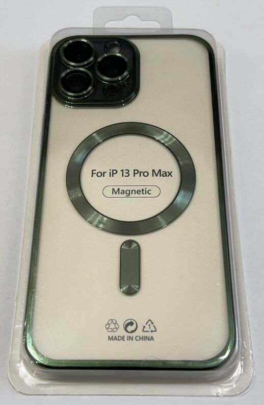 Case Magsafe With Frame for Apple Iphone 13 ProMax Green