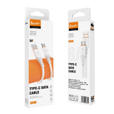 USB Cable Avantis A127 Fast Charging 6A Type-C White