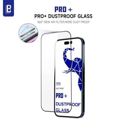 Захисне скло Pro Plus Dust Proof для Apple iPhone 17 Pro Max Transparent