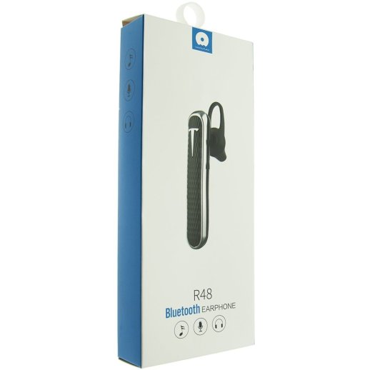 Бездротова Bluetooth гарнітура WUW R48 ЧОРНИЙ