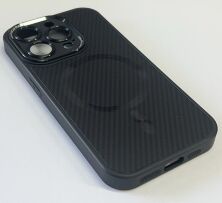 Case Carbone Shield Magsafe  for Apple Iphone 15 ProMax Black