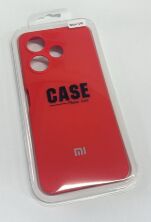 Чехол Silicone Case for Xiaomi Redmi 13 4G Red