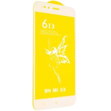 Захисне скло 6D PREMIUM XIAOMI MI 5X | Mi A1 WHITE