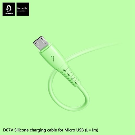 Кабель USB Denmen D07V USB - micro USB (2.4A)