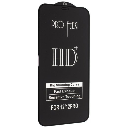 Захисне скло PRO-FLEXI HD+ APPLE IPHONE 12 6,1" ЧОРНИЙ