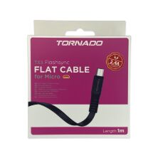 USB Cable TORNADO TX3 Micro 2.4A/1m Black