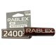 Акумулятор Rablex 18650 Li-Ion ICR18650 2400mAh TipTop 3.7V коричневий в упаковці