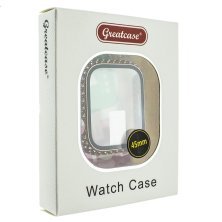 Накладка із захисним склом та стразами APPLE WATCH РОЖОВЕ ЗОЛОТО