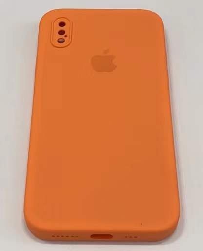 Чохол Silicone Case Copy Apple iPhone X / Xs Square Orange 10
