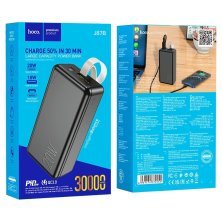 Power Bank HOCO J87B Tacker PD20W + QC3.0 30000 mAh чорний