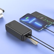 Power Bank HOCO J87B Tacker PD20W + QC3.0 30000 mAh чорний