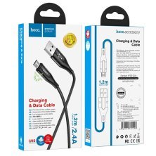 USB кабель HOCO U93 USB - micro USB 1.20m чорний