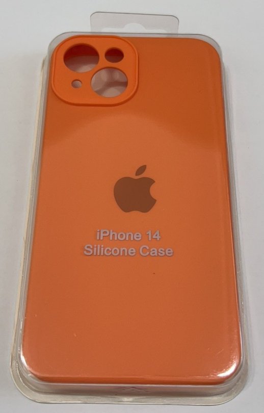 Чохол Silicone Case Copy Apple iPhone 14 Square Orange, 10