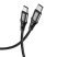 USB-C кабель HOCO X50 Type-C - Type-C 100W 1метр, чорний