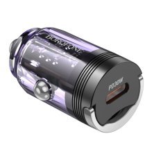 Автомобільний зарядний пристрій BOROFONE BZ29 PD 30W TYPE-C фіолетовий