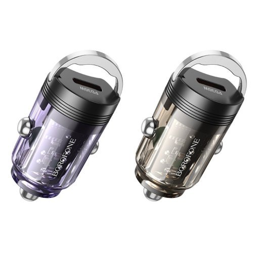 Автомобільний зарядний пристрій BOROFONE BZ29 PD 30W TYPE-C фіолетовий