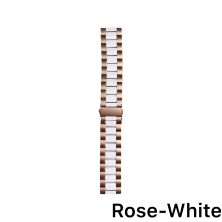Ремінець для Xiaomi Amazfit Bip Steel 22mm Rose-White
