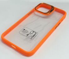 Чехол Metal Stand Case Apple Iphone 12 ProMax Orange 2