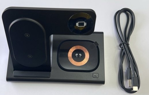 Бездротовий зарядний пристрій Magsafe A80 4in1 Black