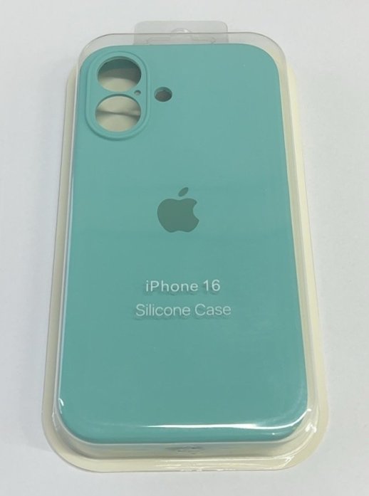 Чехол Silicone Case Copy Apple iPhone 16 Square Grapefruit 37