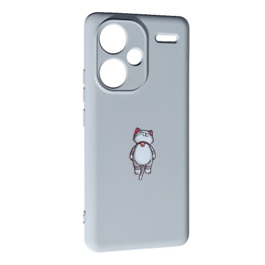 Силікон Case Art для Xiaomi Redmi Note 13 Pro Plus (5G) Cat