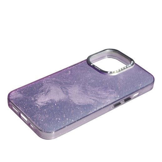Накладка Marble Style для Apple iPhone 16 Pro Max Violet