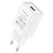 Мережевий зарядний пристрій BOROFONE BA68A Glacier USB 2.1A