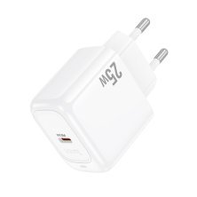 Мережевий зарядний пристрій HOCO CS53A TYPE-C PD 25W, білий