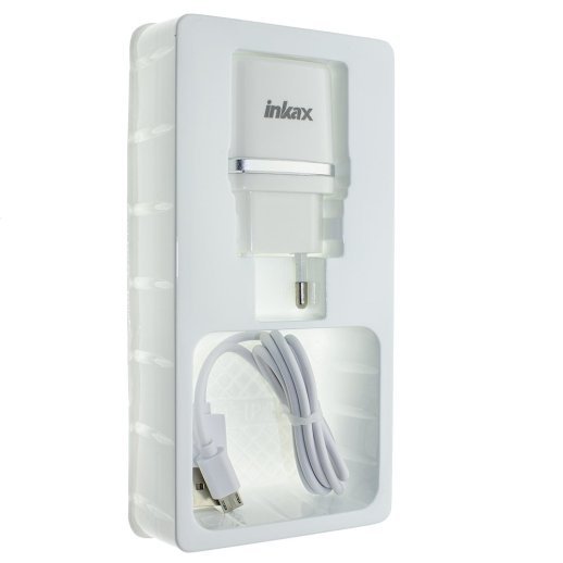 Мережевий зарядний пристрій INKAX CD-44 1.0A + USB кабель MICRO