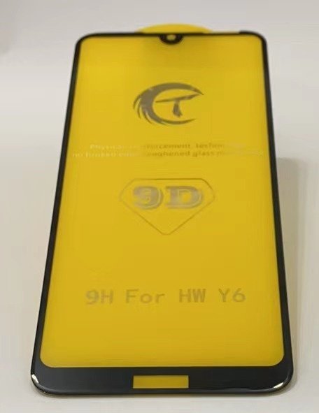 Захисне скло 9D Huawei Y6 2019 Black