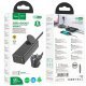 Сетевой удлинитель Hoco NS4 (1USB/2Type-C/1xSocket) (черный)