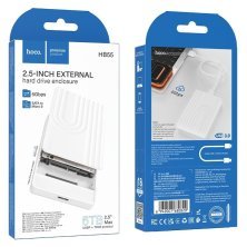 Кишеня для жорстких дисків HOCO HB55 USB3.0 2.5-inch SATA, білий