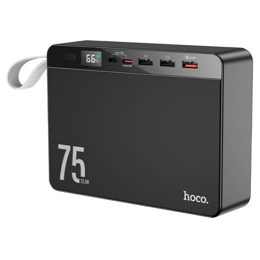 Power Bank HOCO J94 OVERLORD 22.5W 75000mah ЧОРНИЙ