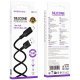 USB кабель BOROFONE BX113 USB - micro SILICONE, 2.4A, 1 метр, чорний