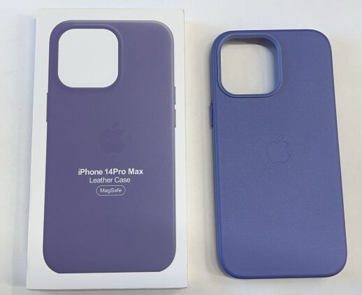 Чохол Leather Case Apple Iphone 14 ProMax MagSafe Ink