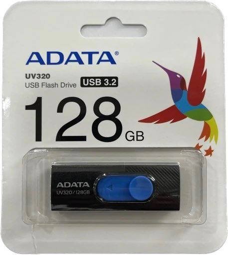 USB флеш 128Gb A-DATA UV320 USB 3.0 BLACK/BLUE