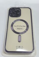Case Magsafe With Frame for Apple Iphone 13 ProMax Deep Purple