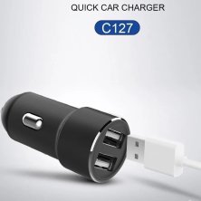 Автомобільний зарядний пристрій WUW C127 2 USB 2.1A FAST CHARGING